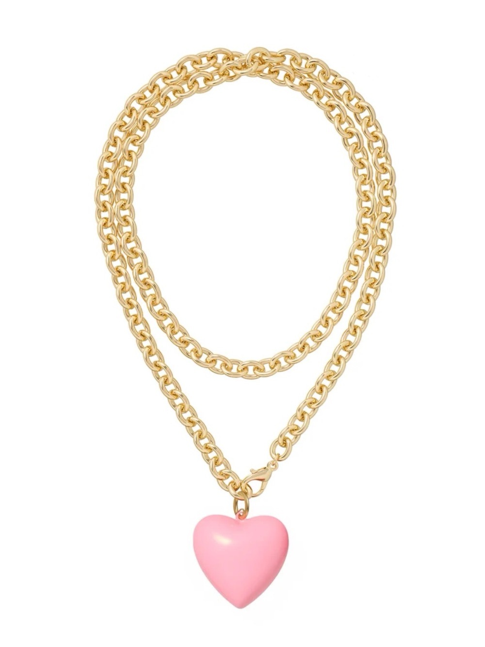 NWOT Roxanne Assoulin The Big Puffy Heart Charm
Necklace